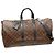 Louis Vuitton Keepall Bandouliere Monogram Macassar Boston Tasche Braun