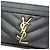 Yves Saint Laurent Saint Laurent Paris Monogram Embossed Calf Leather Card Case Black - view 4