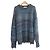 Autre Marque Jersey de punto con flecos PUBLIC TOKYO Azul Azul oscuro