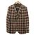 Autre Marque Casaco ajustado 2way Lardini em lã e mohair com padrão xadrez Marrom Bege Bordeaux - vista 4