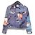 Giacca in denim di cotone Moschino Jeans Blu