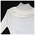 Autre Marque cygne Strickpullover mit Stehkragen und Rüschen Weiß Aus weiß - Ansicht 3