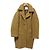Autre Marque Abrigo cocoon de boa CINOH Castaño