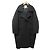 Autre Marque CLANE SHORT SHAGGY COCOON OVER COAT Abrigo de lana Negro
