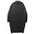 Autre Marque CLANE SHORT SHAGGY COCOON OVER COAT Abrigo de lana Negro - vista 2