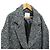 Autre Marque Cappotto CLANE MIX COLOR OVER COAT Nero - vista 3