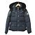Autre Marque Moose Knuckles Fox Fur Down Jacket Blue Navy blue