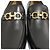 Mocassins Gancini Salvatore Ferragamo Noir - vue 15