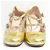 Décolleté Roger Vivier Trevivier con cristalli e tacco largo D'oro - vista 3