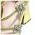Décolleté Roger Vivier Trevivier con cristalli e tacco largo D'oro - vista 6