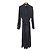 Autre Marque forte_forte Pullover-Hemdkleid Schwarz