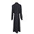 Autre Marque forte_forte Pullover-Hemdkleid Schwarz - Ansicht 2