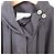 Autre Marque forte_forte Pullover-Hemdkleid Schwarz - Ansicht 4