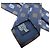 Giorgio Armani Silk Tie Brown Blue Navy blue - view 5