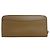 Cartera larga de piel COACH Accordion Zip Wallet Castaño - vista 2