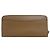 Cartera larga de piel COACH Accordion Zip Wallet Castaño - vista 5