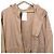 Autre Marque Manteau de printemps long à capuche et fronces NOBLE Rose - vue 14