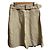 Burberry London Nova Check Leinenrock Beige