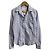 Autre Marque Camisa de algodón Frank&Eileen BARRY Blanco Azul