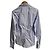Autre Marque Camisa de algodón Frank&Eileen BARRY Blanco Azul - vista 4