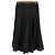 Autre Marque Falda acampanada de denim Ingeborg Negro - vista 2