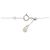Autre Marque Collier en platine PT900 PT850 avec diamants Argenté - vue 5