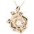 Collana Mikimoto Motif Fiore Au750 Rosa