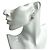 Tiffany & Co. Silver Half Hoop J Hoop Earrings Ohrringe Silber - Ansicht 2
