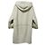 Autre Marque Mila Owen Eco Mouton Hoodie Coat Beige - vista 2