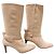 Autre Marque Botas largas de gamuza Ingeborg Rosa - vista 3