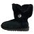 UGG Bailey Button Bling Lammfellstiefel Schwarz - Ansicht 4
