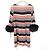 Autre Marque Vestido de pele com mangas bordadas GRACE CONTINENTAL Rosa - vista 2
