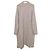 Abrigo vestido de punto mezcla de alpaca Theory Beige - vista 2