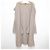 Abrigo vestido de punto mezcla de alpaca Theory Beige - vista 5