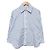 Autre Marque Camicia in cotone a righe Deuxieme Classe Blu