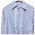 Autre Marque Camicia in cotone a righe Deuxieme Classe Blu - vista 5