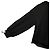Autre Marque ayane Kanoko Bonding Pullover Blouse Black - view 4