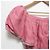 Autre Marque Blusa in lino a spalle scoperte e arricciata MYLAN Rosa - vista 5
