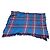 Autre Marque 45R Indischer Merino-Kaschmir-Stola mit großem Tartan Blau - Ansicht 2