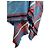 Autre Marque 45R Indischer Merino-Kaschmir-Stola mit großem Tartan Blau - Ansicht 6