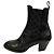 Fendi Calligraphy Leder- Stiefeletten Schwarz - Ansicht 2