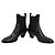 Fendi Calligraphy Leder- Stiefeletten Schwarz - Ansicht 4