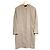 Autre Marque Barneys New York Abrigo largo sin cuello 100% Cashmere Crudo