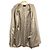Autre Marque Barneys New York Abrigo largo sin cuello 100% Cashmere Crudo - vista 3