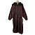 Cappotto lungo in nylon Dries Van Noten Marrone