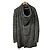 Abrigo de lana drapeada Rick Owens Negro
