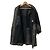 Abrigo de lana drapeada Rick Owens Negro - vista 3