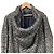 Abrigo de lana drapeada Rick Owens Negro - vista 6