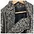 Abrigo de lana drapeada Rick Owens Negro - vista 7