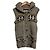 Autre Marque Gilet Dovetail tricoté à la main Marron